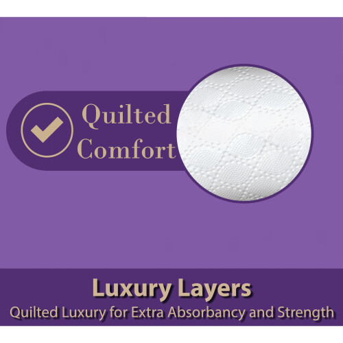 60 Phoenix Toilet Roll Bulk BuyQuilted White 3 Ply Lavender Fragranced