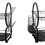 SQ Professional (Metallic Black) SQ Professional 2 Tier Dish Drainer with Drip Tray 3