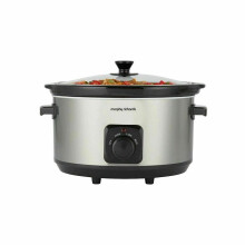 Morphy Richards 461013 Brushed Stainless Steel 6.5L Slow Cooker