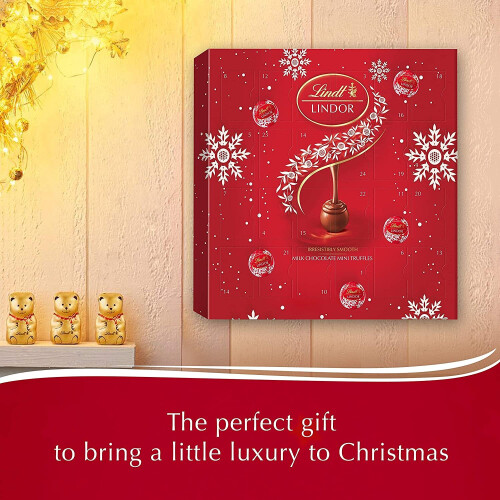 Lindt Lindor Milk Chocolate Lovers Mini Desktop Advent Calendar 2021 On Onbuy 3911