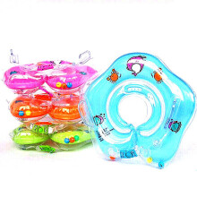 Newborns Baby Swimming Ring Bathing Inflatable Neck Inflatable Wheel