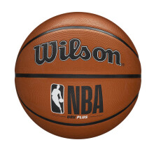 (Brown, 5) Wilson DRV Plus Outdoor Basketball Ball Brown
