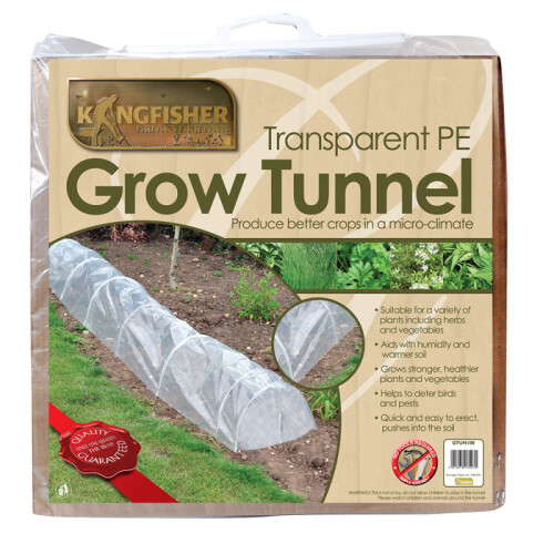Kingfisher Transparent PE Grow Tunnel 2