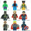 9 τεμάχια Marvel Avengers Super Hero Comic Mini Figures Dc Minifigure δώρο ταιριάζει Lego 3