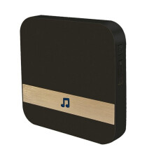 (Black, UK Plug) 433mhz Wireless Doorbell Wireless Ring Door Bell