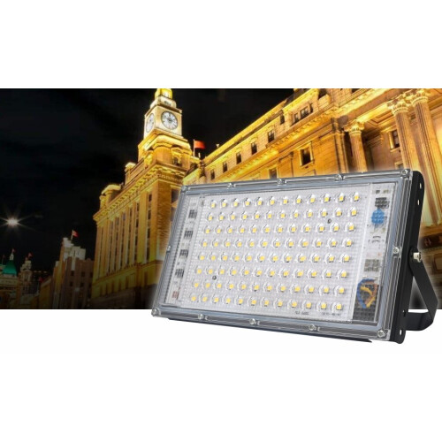 (Warm White) 100W Led Flood Light AC 220V 230V 240V Outdoor Floodlight Spotlight IP65 Waterproof LED Street Lamp Landscape Lighting