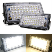(Cool White) LED Flood Light 50W 220V 240V Floodlight IP65 Dot Waterproof Outdoor Wall Lighting