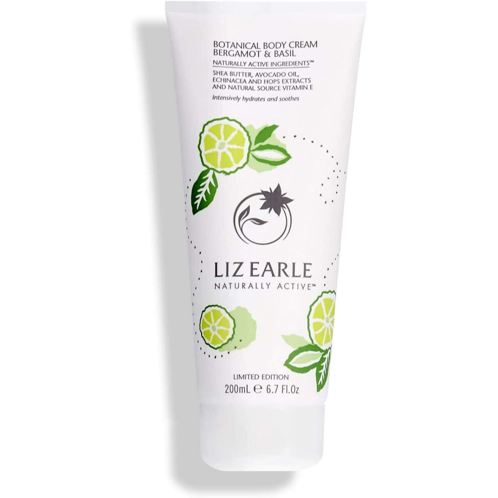 LIZ EARLE Botanical Body Cream BERGAMOT & BASIL, 200ml