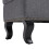 Living And Home (Grey) Upholstered Chesterfield Footstool Pouffe Foot Stool Seat Buttoned Bench 5