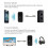 HIFI Wireless Bluetooth Audio Transmitter&Receiver 3.5MM RCA Music 2 in1 Adapter 9