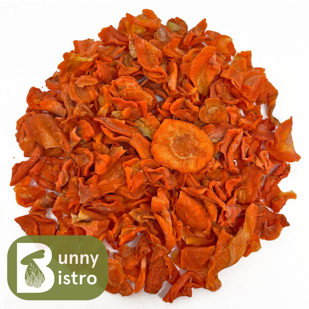 (50g) Dried Carrot Slices - Rabbit Treats, Small Animal, Chinchilla Treat