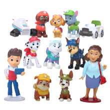 12PC Paw Patrol Mini Action Figuren Spielzeug Kinder Weihnachtsgeschenke Schreibtisch Dekoration
