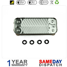 VAILLANT VUW 246/3-5 316/3-5 & 246/3-5R1 316/3-5R1 PLATE HEAT EXCHANGER 178973