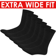 (3 Pack) Mens Socks Extra Wide Fit Diabetic Socks
