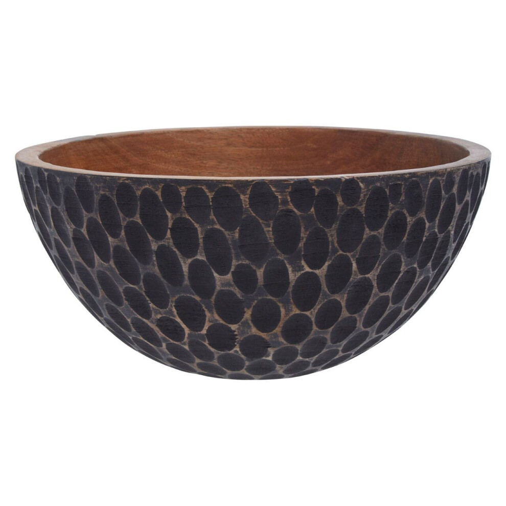 Premier Housewares Kara Large Wooden Bowl