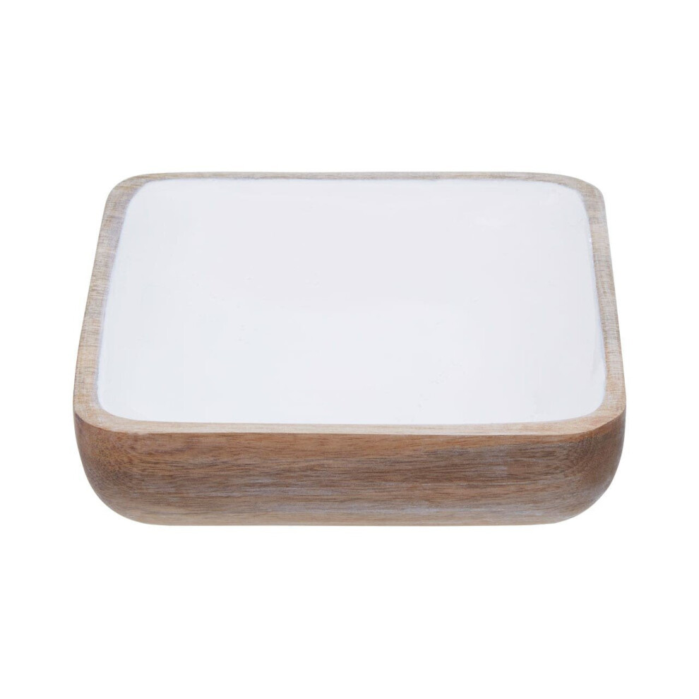 Premier Housewares Kara Medium Natural Bowl White