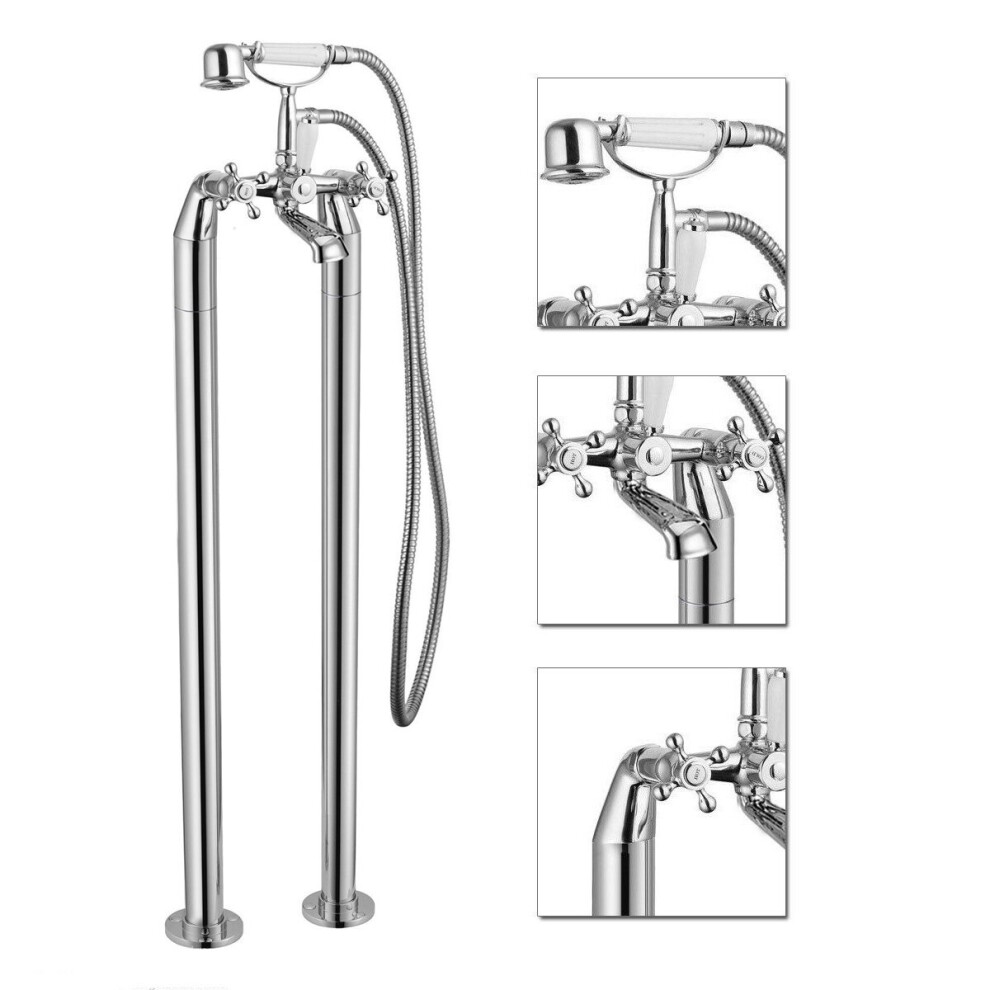Nes Home Trafford Traditional Freestanding Bath And Shower Mixer
