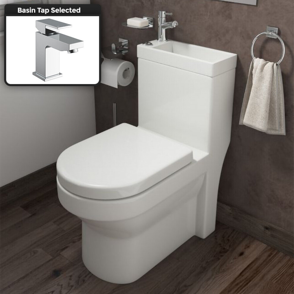 Nes Home 2In1 Compact Toilet and Basin Combo And Mono Mixer Tap
