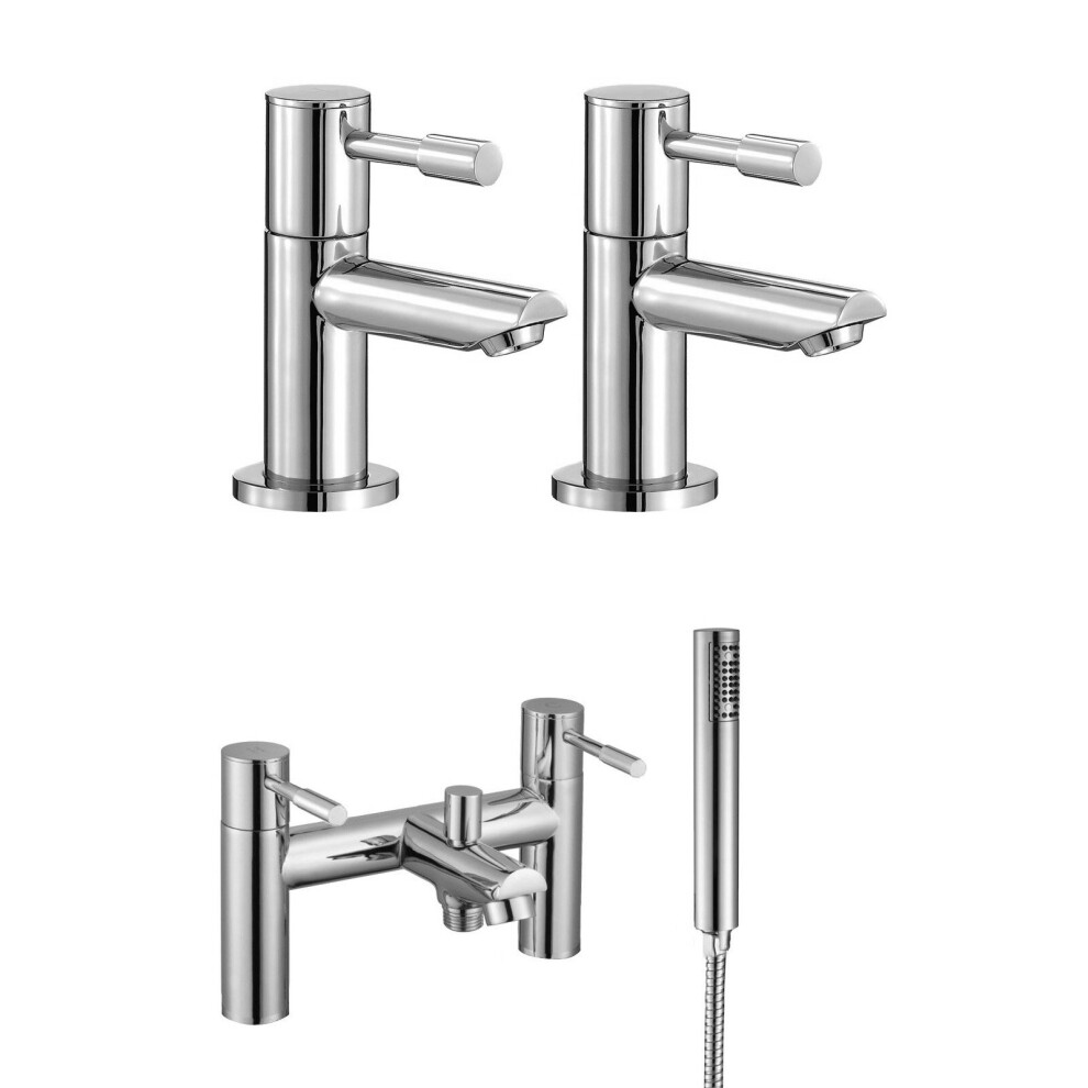 Remy Basin & Bath Shower Mixer Taps Chrome