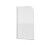 NES Home Denver 800 mm Frameless Curved Bath Shower Screen Door 3
