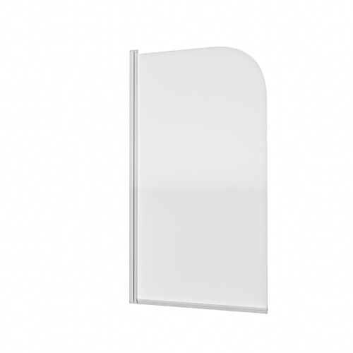NES Home Denver 800 mm Frameless Curved Bath Shower Screen Door 2