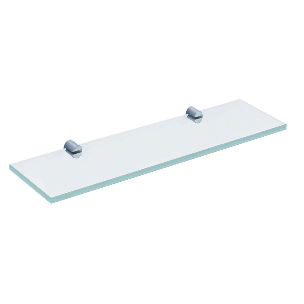 Glass Shelf With Modern Round Brackets