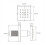 NES Home Single Square Chrome Plated Brass Shower Bath Body Massage Jet 2