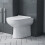 NES Home Debra Back To Wall Ceramic WC Toilet Pan with Soft Close Seat 1