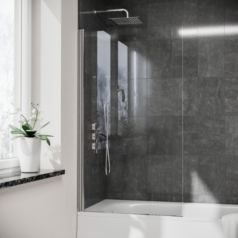 Denver 800 Mm Pivot Swing Door Bath Screen 5060920922139