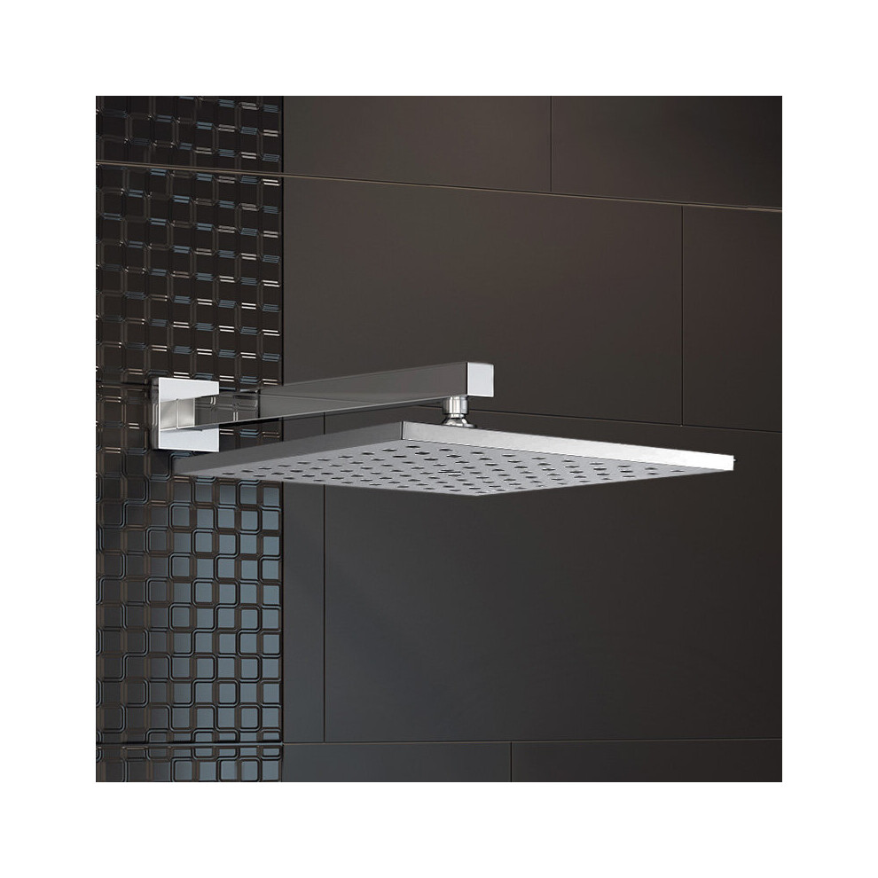 200Mm Round Shower Head + Swivel Joint 5060920921347