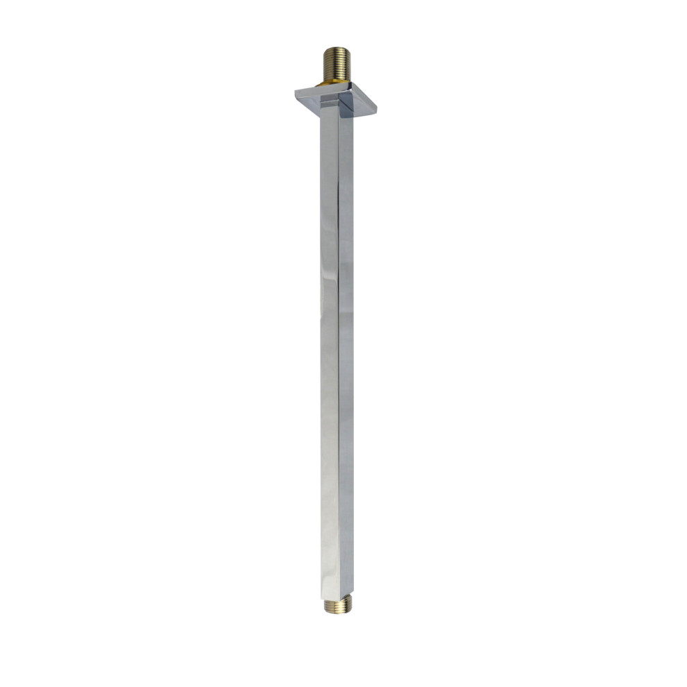 Nes Home 360Mm Rectangular Ceiling Shower Arm Chrome