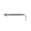 NES Home 300mm Round Wall Mounted Shower Arm Chrome 1