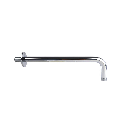 NES Home 300mm Round Wall Mounted Shower Arm Chrome