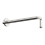 NES Home 380mm Round Wall Mounted Shower Arm Chrome 1