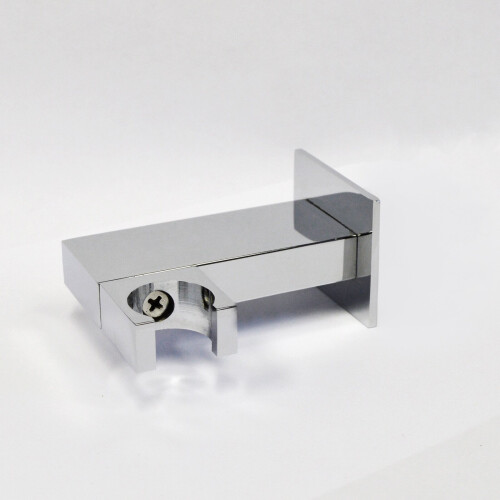 NES Home Bathroom Brass Square Wall Mounted Elbow Shower Handset Bracket Holder