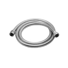 C107 1.5m Stainless Steel Chrome Shower Hose - Double Lock, 1/2in BSP, UK Standard Fitting, for Electric & Mixer Showers