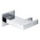 NES Home Bathroom Brass Square Wall Mounted Elbow Shower Handset Bracket Holder 2