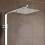 NES Home Thermostatic Shower Mixer With Slide Rail Kit Square 5