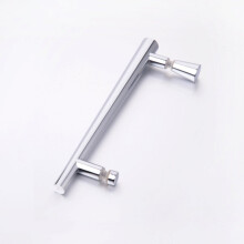 Rounded Shower Enclosure Stainless Steel 145mm Hole Centre Door Handle