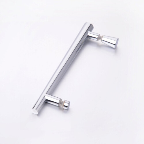 NES Home Rounded Shower Enclosure Stainless Steel 145mm Hole Centre Door Handle