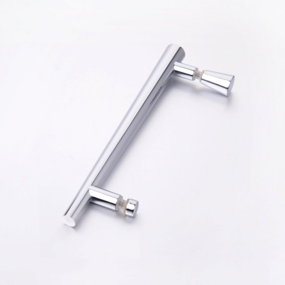 Nes Home Rounded Shower Enclosure Stainless Steel 145Mm Hole Centre Door Handle