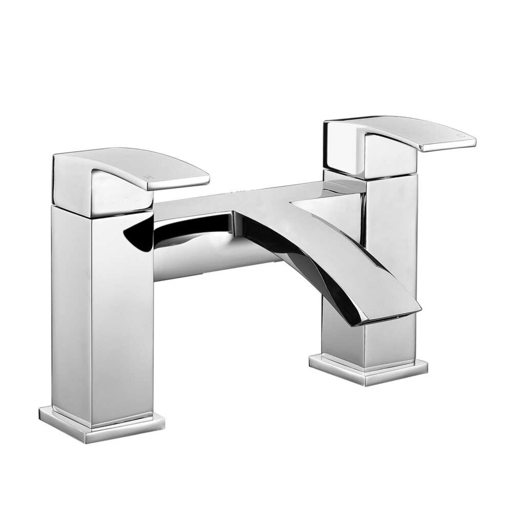 Tesa Waterfall Bath Filler Tap & Waste Chrome