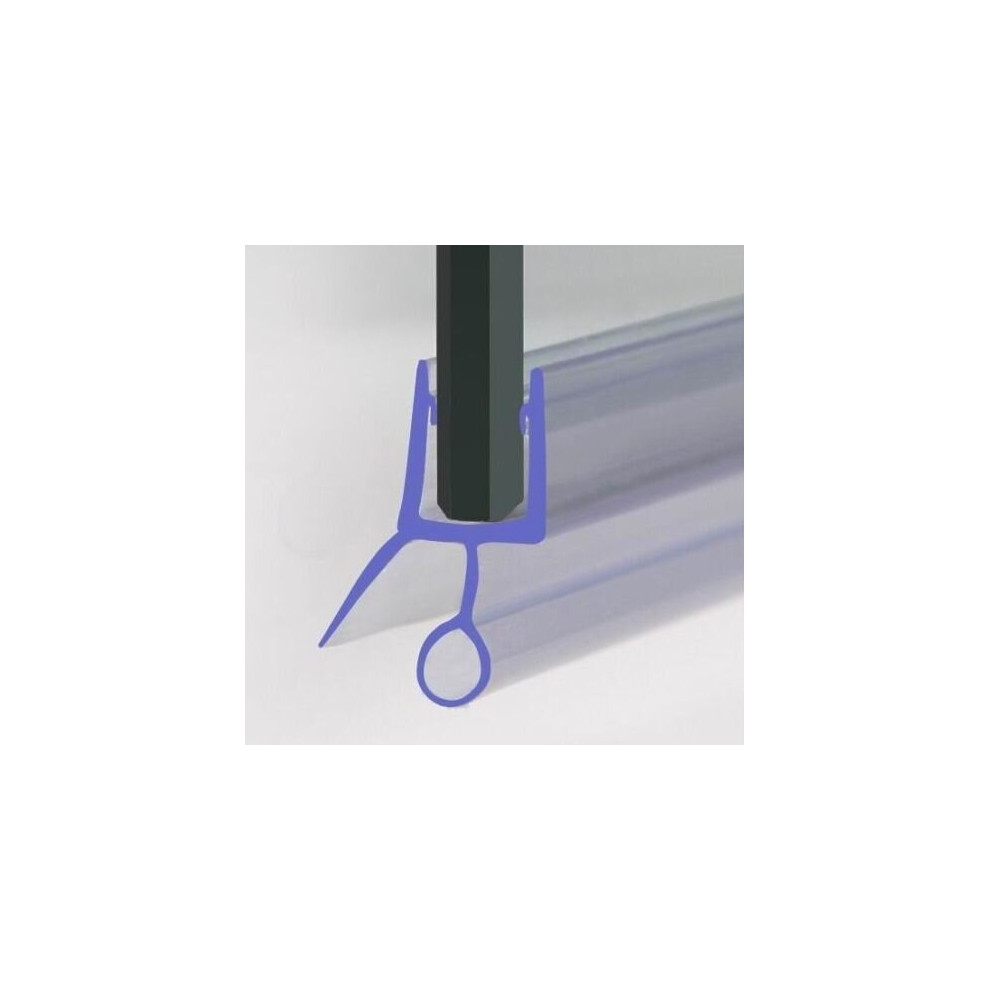 Seal 3 - 870 mm Glass Shower Door Rubber Seal Strip Gap 15 mm