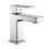 NES Home Cube Square Single Lever Bathroom Basin Mono Mixer Chrome Tap With Free Waste 5