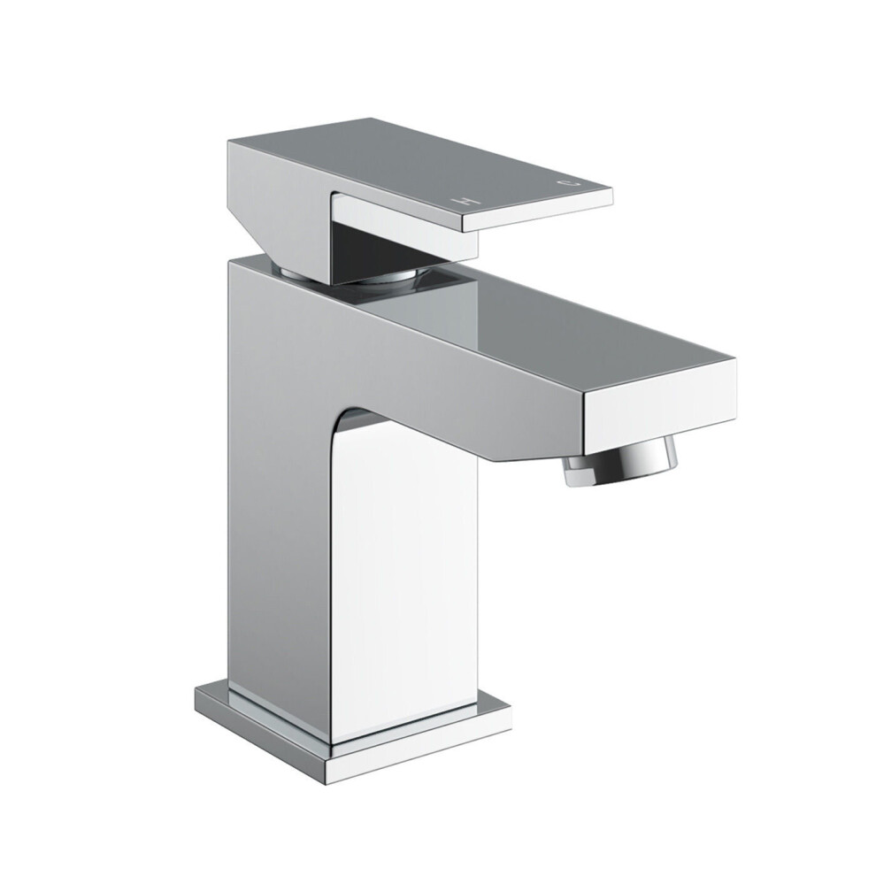 Photos - Tap Leon Bathroom Basin Mixer  & Waste Chrome TAP1202+WST