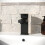 NES Home Kevon Mono Basin Mixer Tap & Waste Matte Black 3
