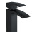 NES Home Matte Black Tall High Rise Mono Mixer Tap, Waste 3