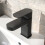 NES Home Kevon Mono Basin Mixer Tap & Waste Matte Black 4