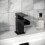 NES Home Origin Basin Mono Mixer Tap & Basin Waste Matte Black 3