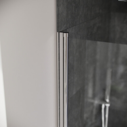 NES Home Denver 800mm Pivot Swing Door Shower Screen 2